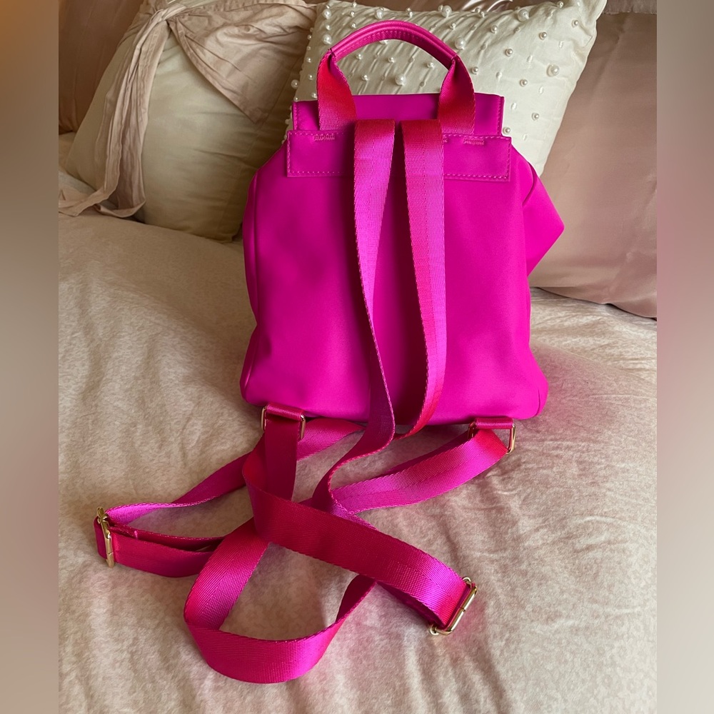 Stoney Clover Lane Fuchsia Mini Flap Backpack - Picture 2 of 5